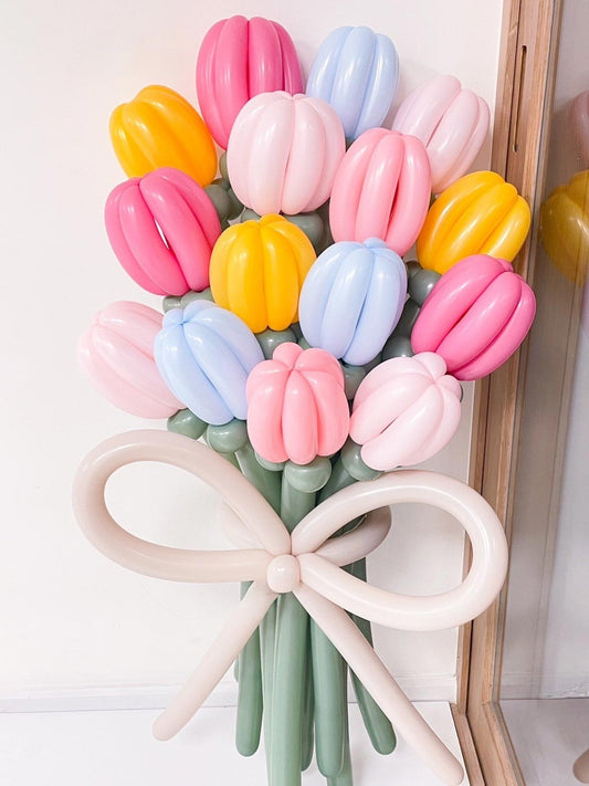 Softly Joy - Balloon Flower Bouquet - BestBloomBuddy