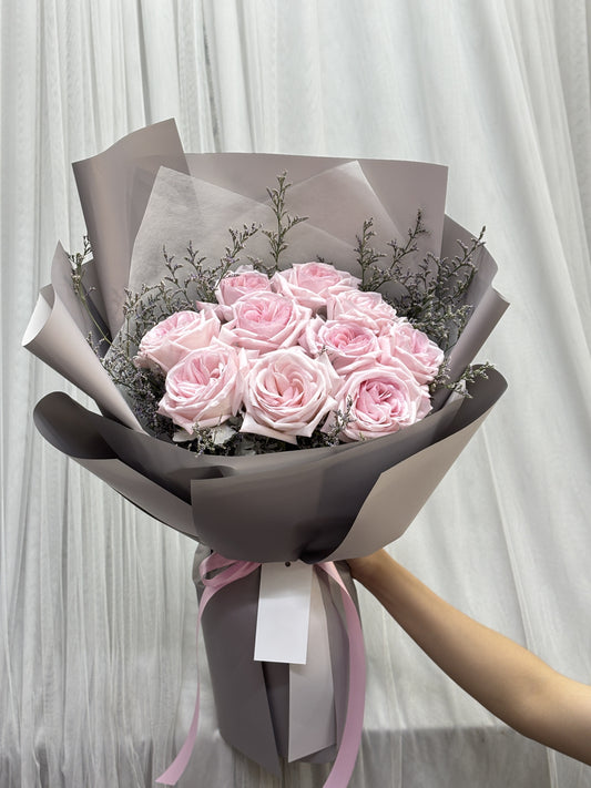 Pretty Sweet – 10 Pink Peony Roses (Garden Roses)