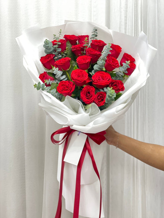 You & Me - 20 Red Roses Bouquet - BestBloomBuddy