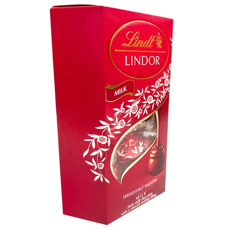 Lindt Lindor Cornets Milk Chocolate (200g.) ลินด์ ลินดอร์คอเนตช็อกโกแลต นม