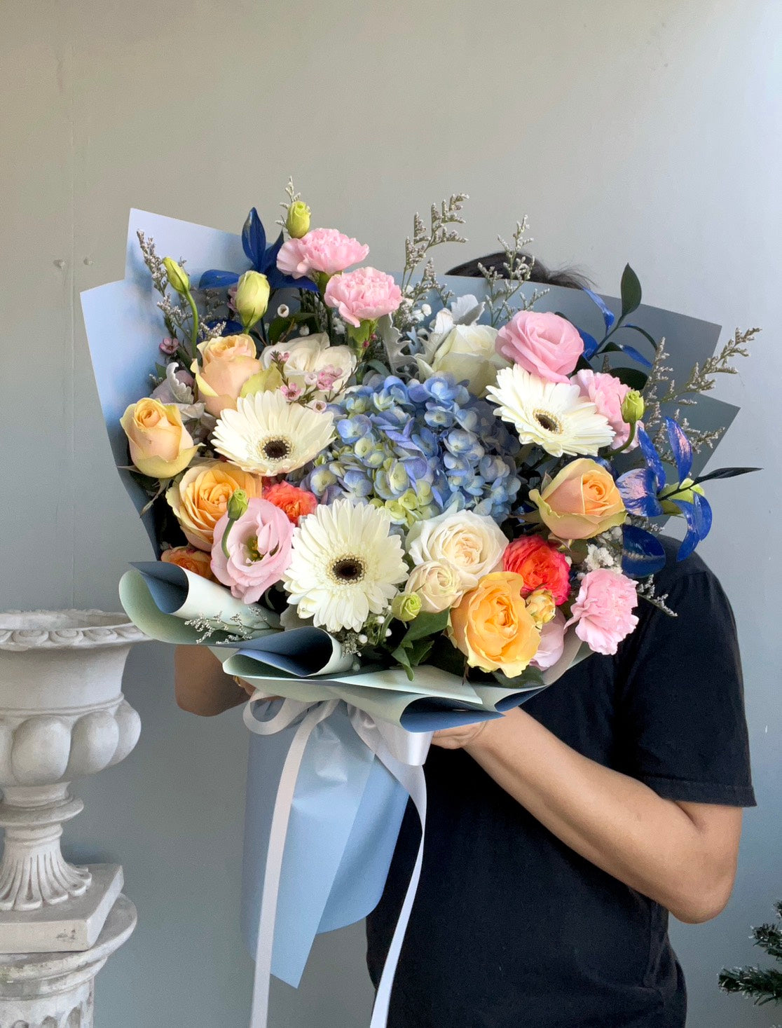 Pastel Harmony – Mixed Flower Bouquet