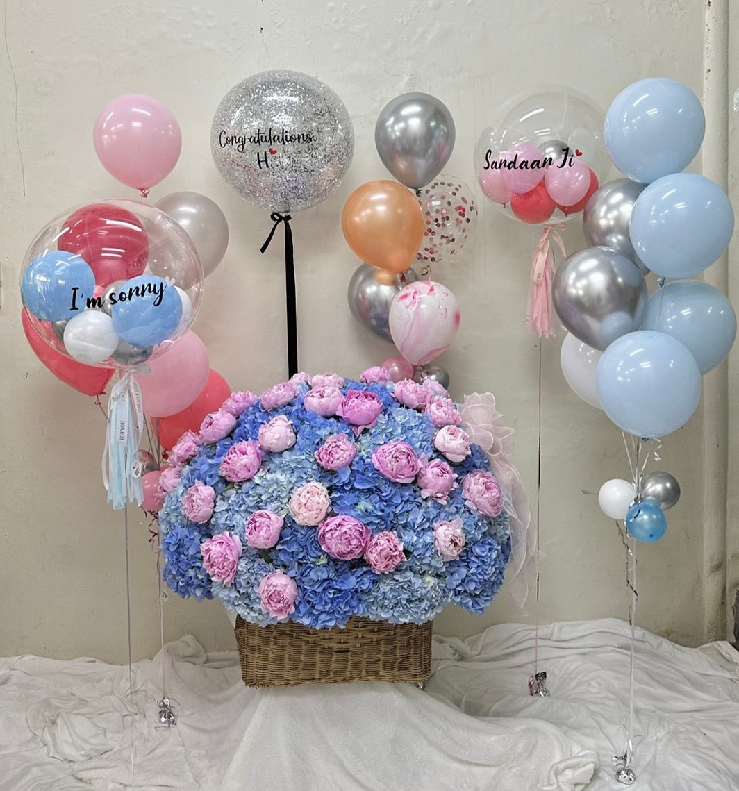 Love in the Sky – Flower Basket - BestBloomBuddy