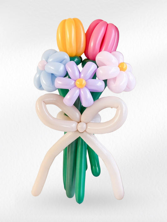 Cuddle Color - Balloon Flower Bouquet - BestBloomBuddy