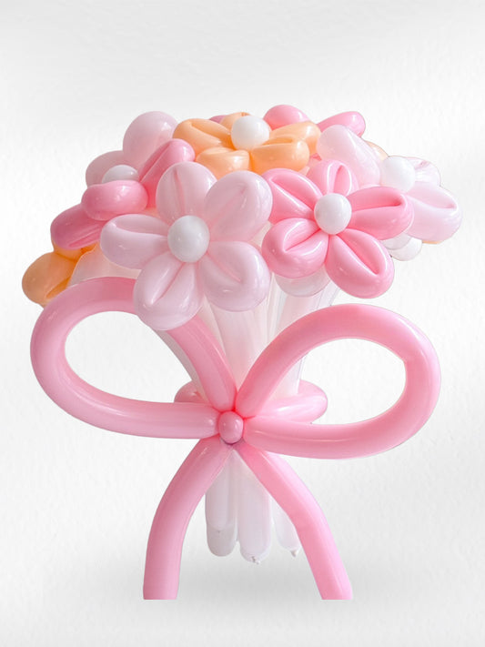 Softly Delight - Balloon Flower Bouquet - BestBloomBuddy