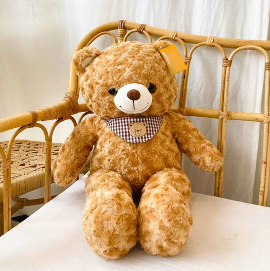 Choco Muffin Teddy Bear — ตุ๊กตาหมีน่ารัก (สีน้ำตาล) - BestBloomBuddy