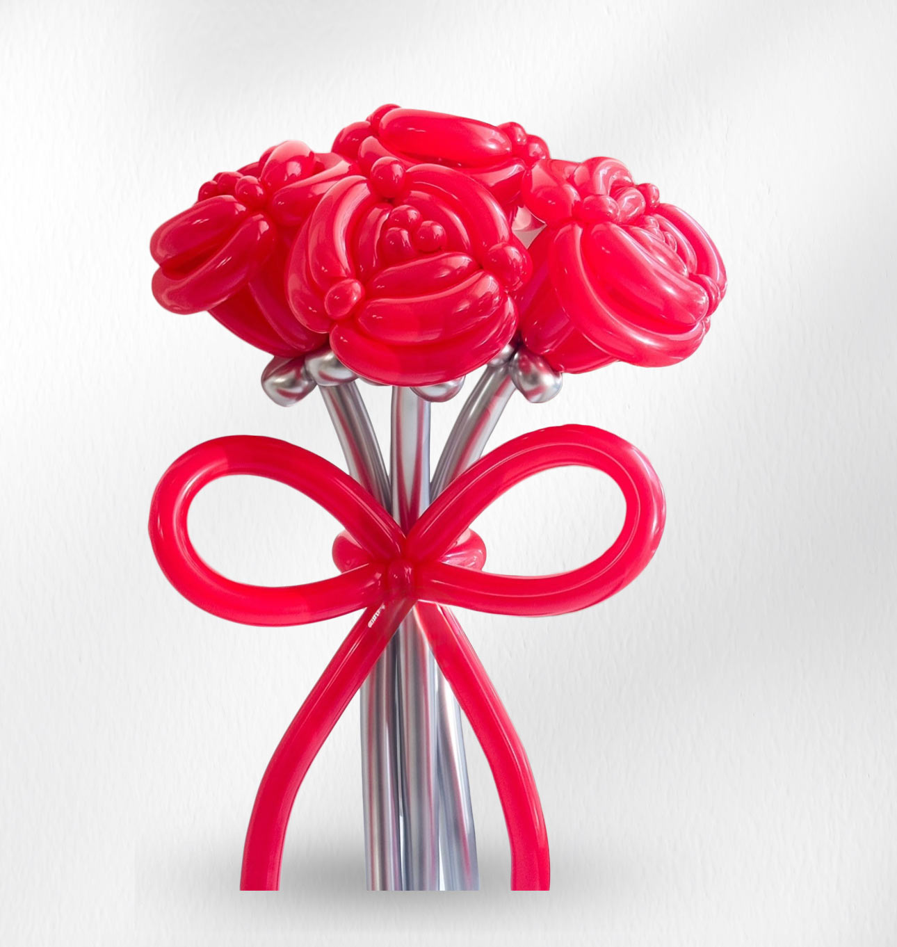 Scarlet Spark – Balloon Flower Bouquet