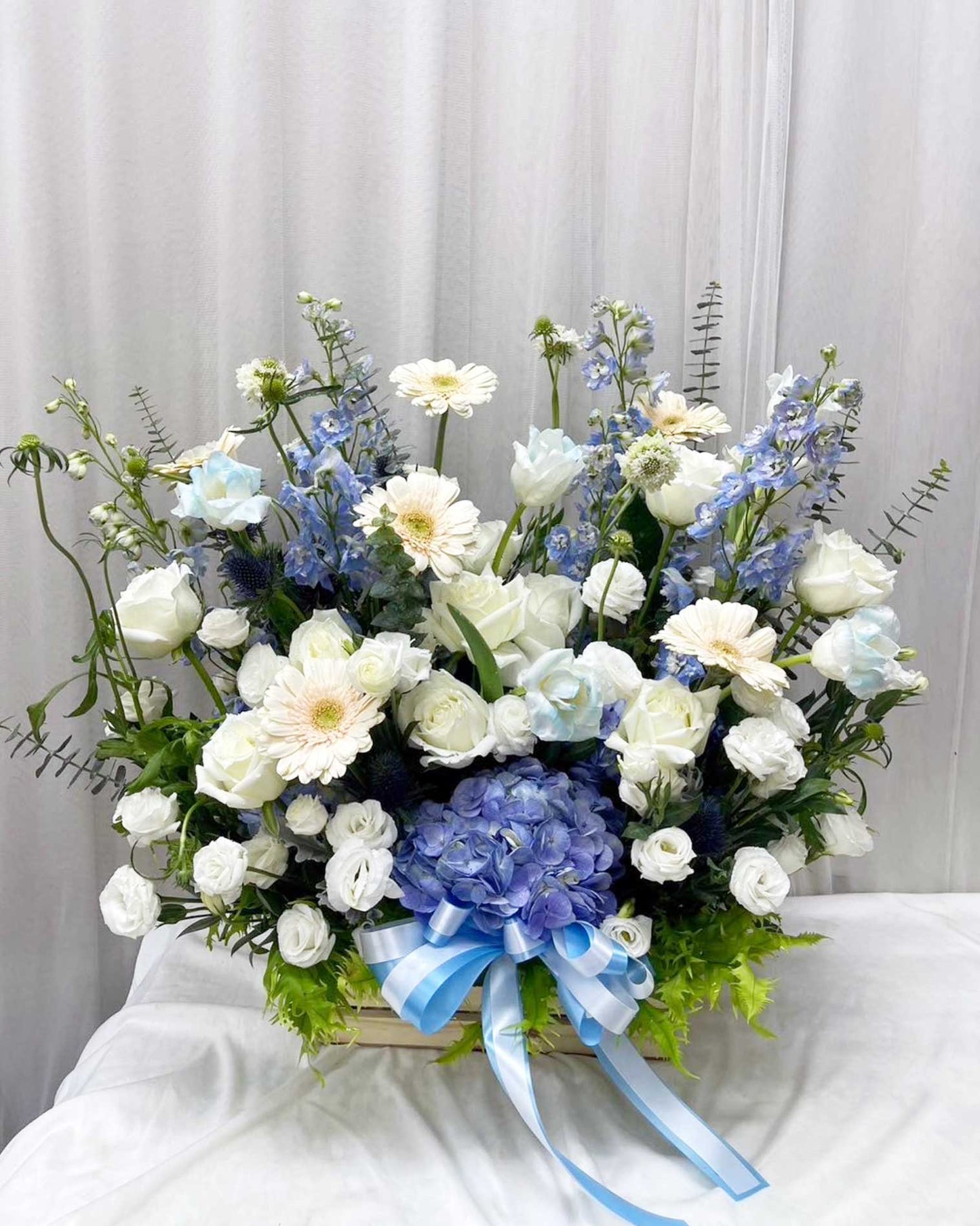 Gentle Grace - Flower Basket - BestBloomBuddy