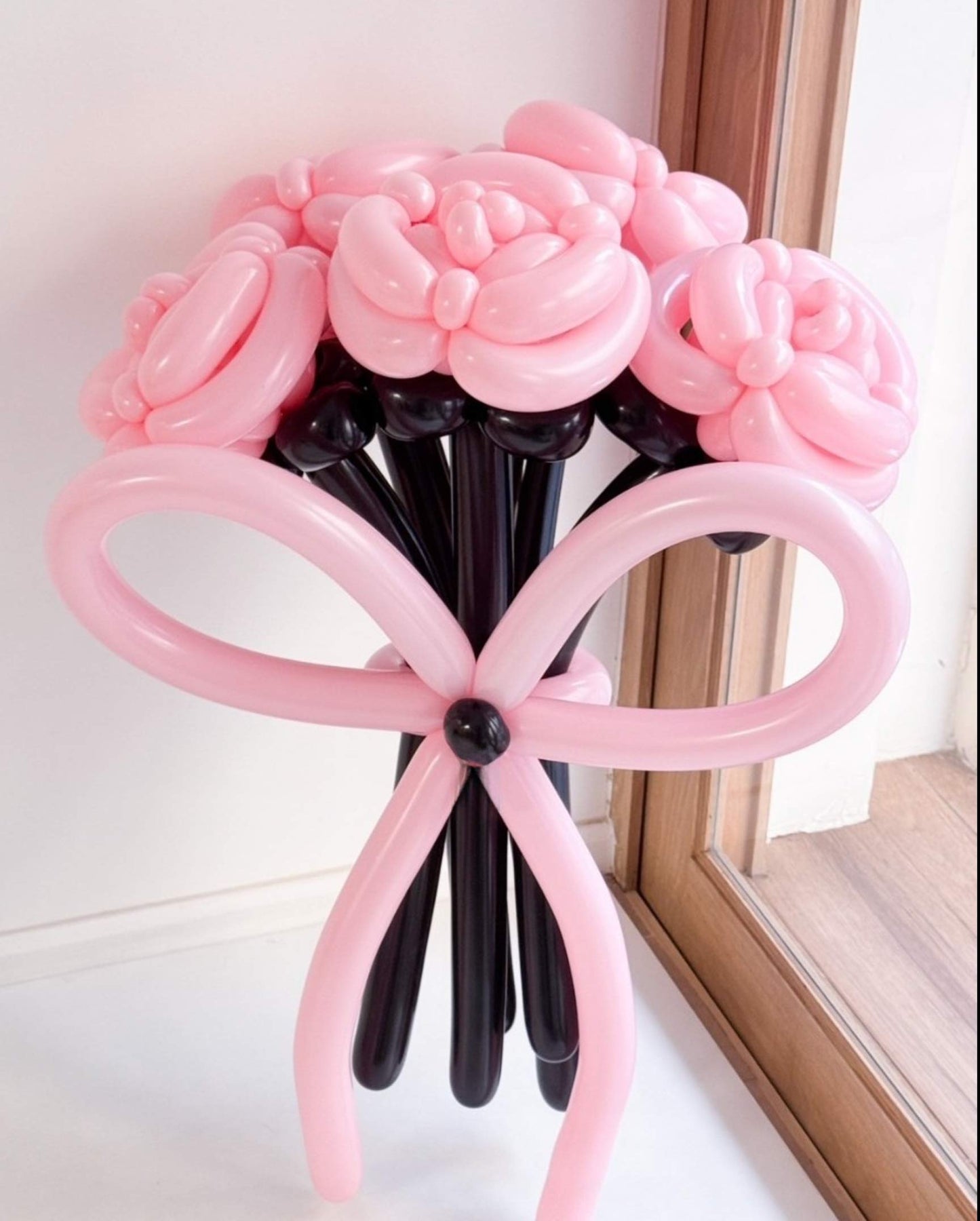 Pink Passion – Balloon Flower Bouquet - BestBloomBuddy