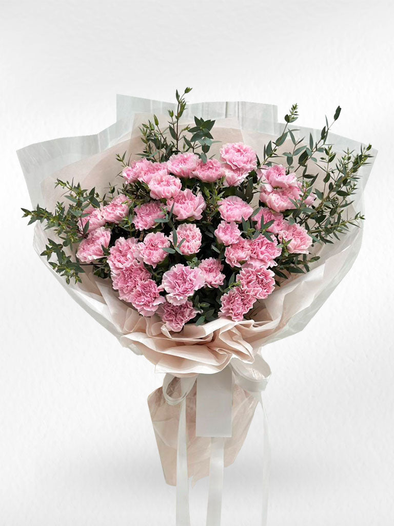 Pom Pom Love - Carnation Bouquet - BestBloomBuddy