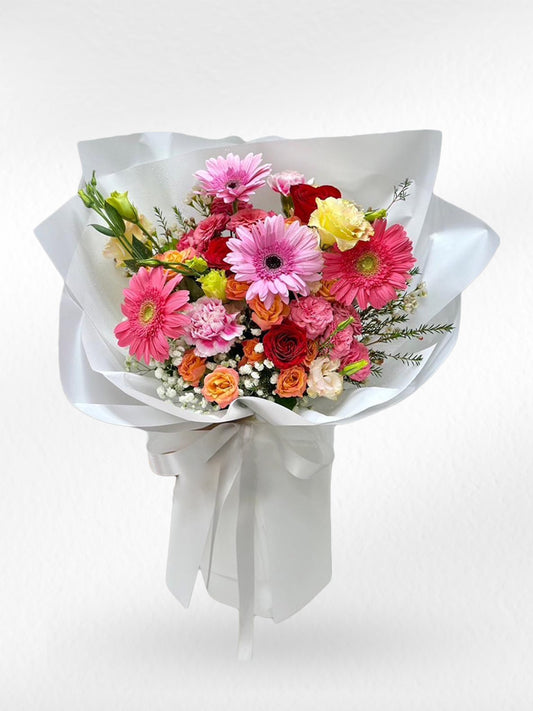 Cheerful Heart – Mixed Flower Bouquet - BestBloomBuddy