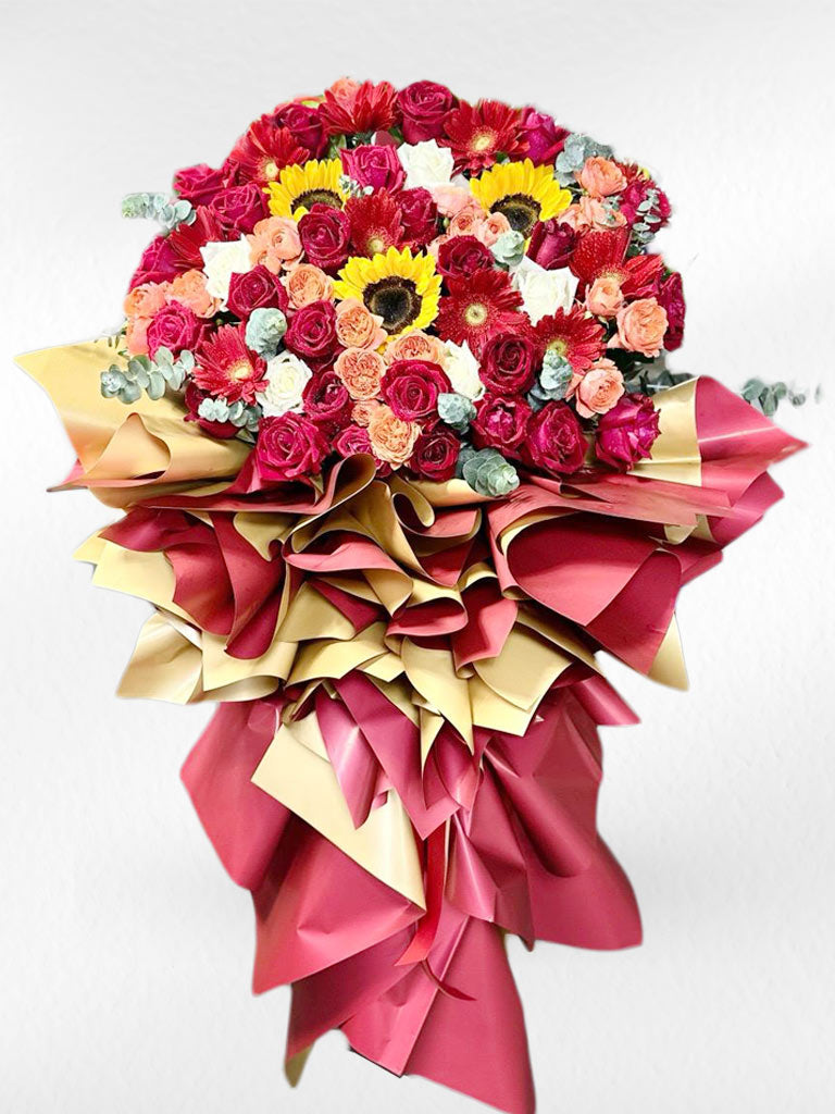 Red Lucky - Flower Stand - BestBloomBuddy