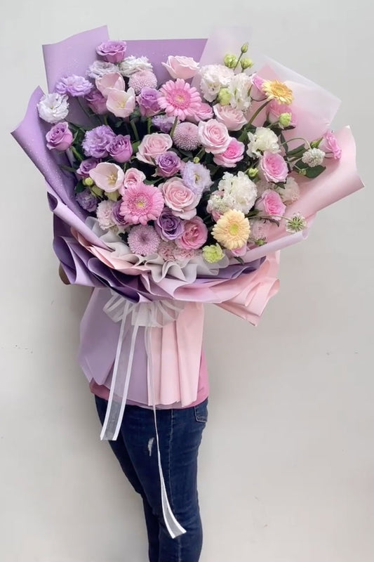Pastel Dream - Mixed Flower Bouquet - BestBloomBuddy