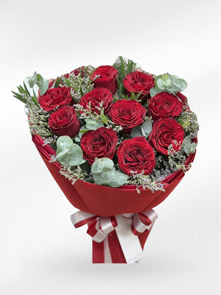 Be Mine – 10 Red Roses Bouquet