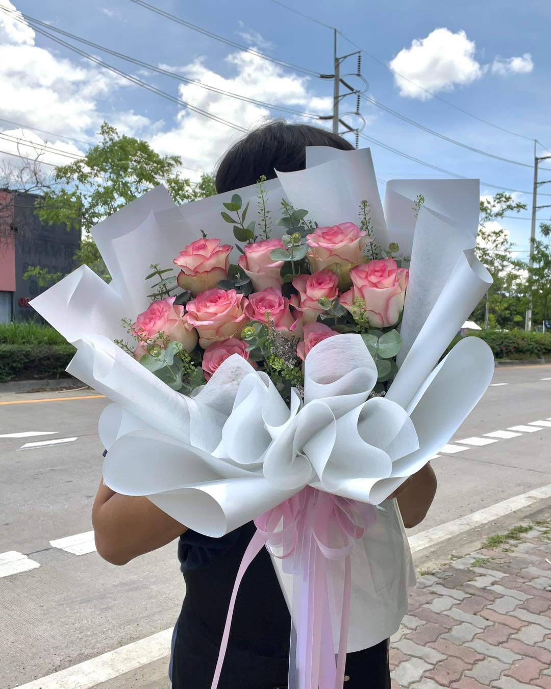 My Sweet Honey – 10 Pink Roses Bouquet | Valentine's Day Collection - BestBloomBuddy