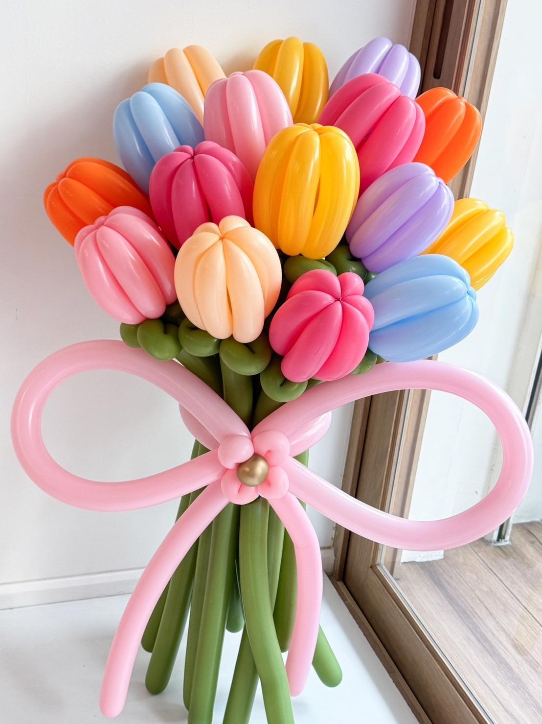 Colorful Life - Balloon Flower Bouquet - BestBloomBuddy