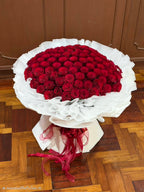All My Love - 100 Red Roses Bouquet | Valentine's Day Collection - BestBloomBuddy