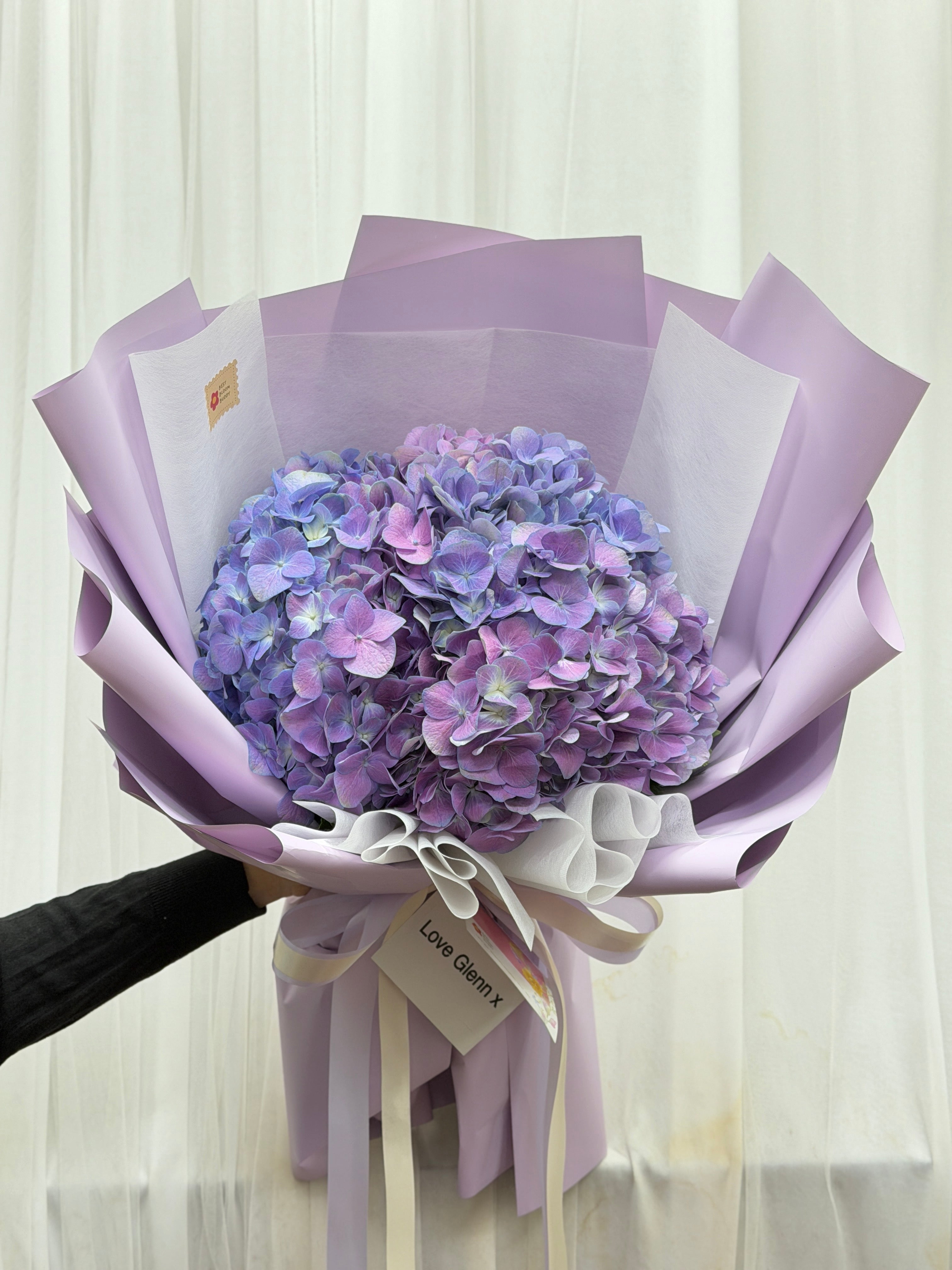 Purple Love – Hydrangea Bouquet - BestBloomBuddy
