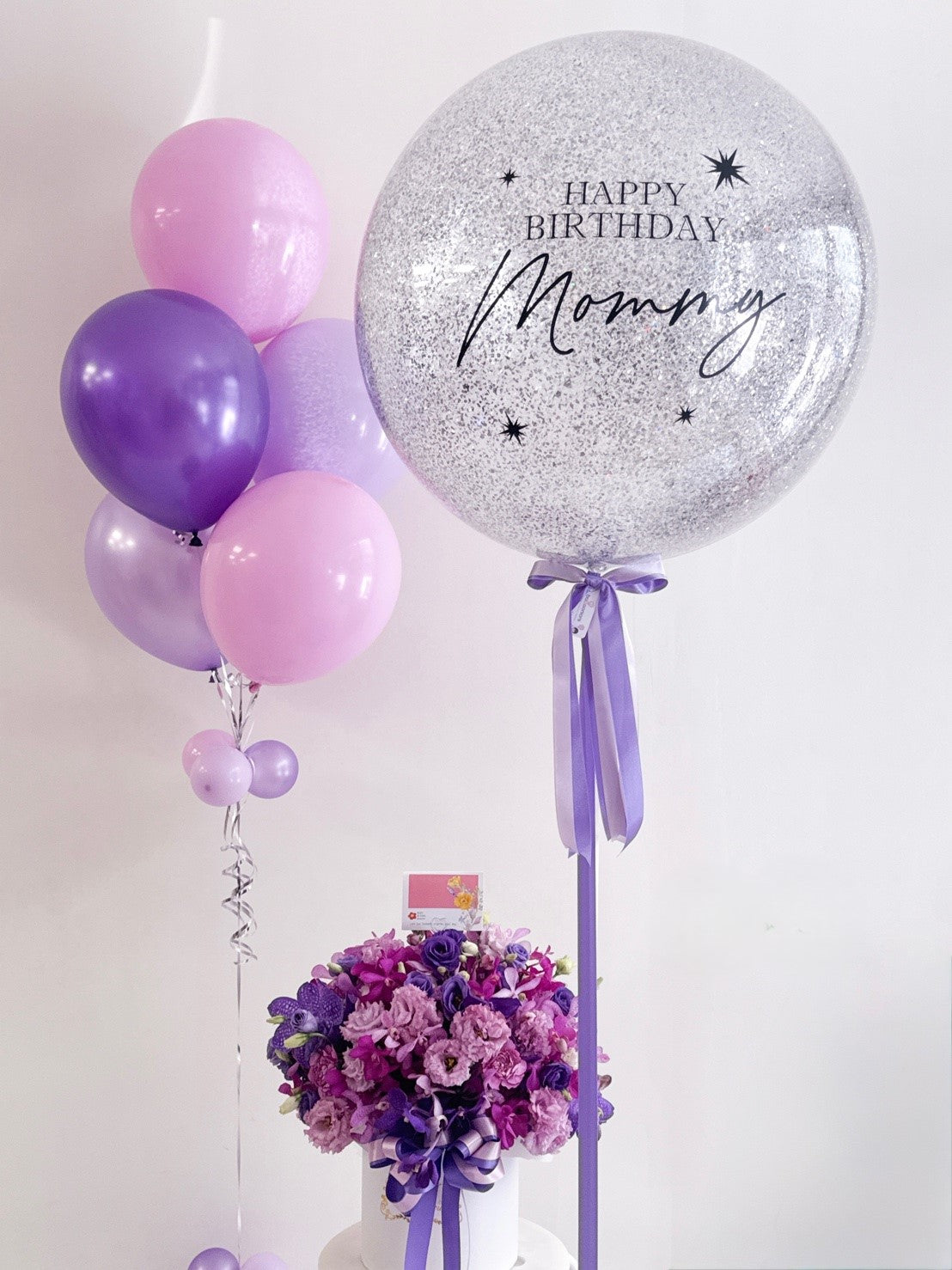 Violet Charm – Orchid Flower Box