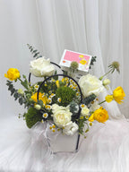 Vivid Charm – Flower Basket - BestBloomBuddy