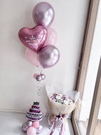 Pink Congrats – Balloon Bouquet