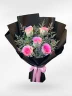 Pink Darling – 5 Pink Roses Bouquet | Valentine's Day Collection - BestBloomBuddy