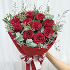 Be Mine – 10 Red Roses Bouquet