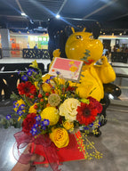 Vivid Charm – Flower Basket - BestBloomBuddy