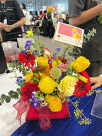 Vivid Charm – Flower Basket - BestBloomBuddy