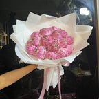 Blushing Grace – 20 Pink Lotus Bouquet - BestBloomBuddy