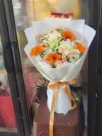 Morning Glow – Mixed Flower Bouquet