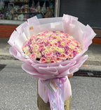 Pastel Darling – 100 Roses Bouquet