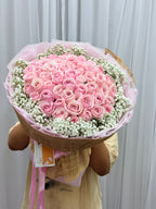 My Love - 50 Pink Roses Bouquet
