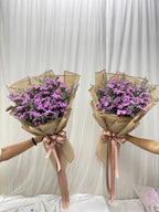 Vintage Cutie - Purple Statice Flower Bouquet