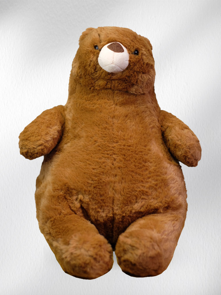 Chubby Teddy Bear (Chocolate) — ตุ๊กตาหมีน่ารัก (สีชอกโกแลต)