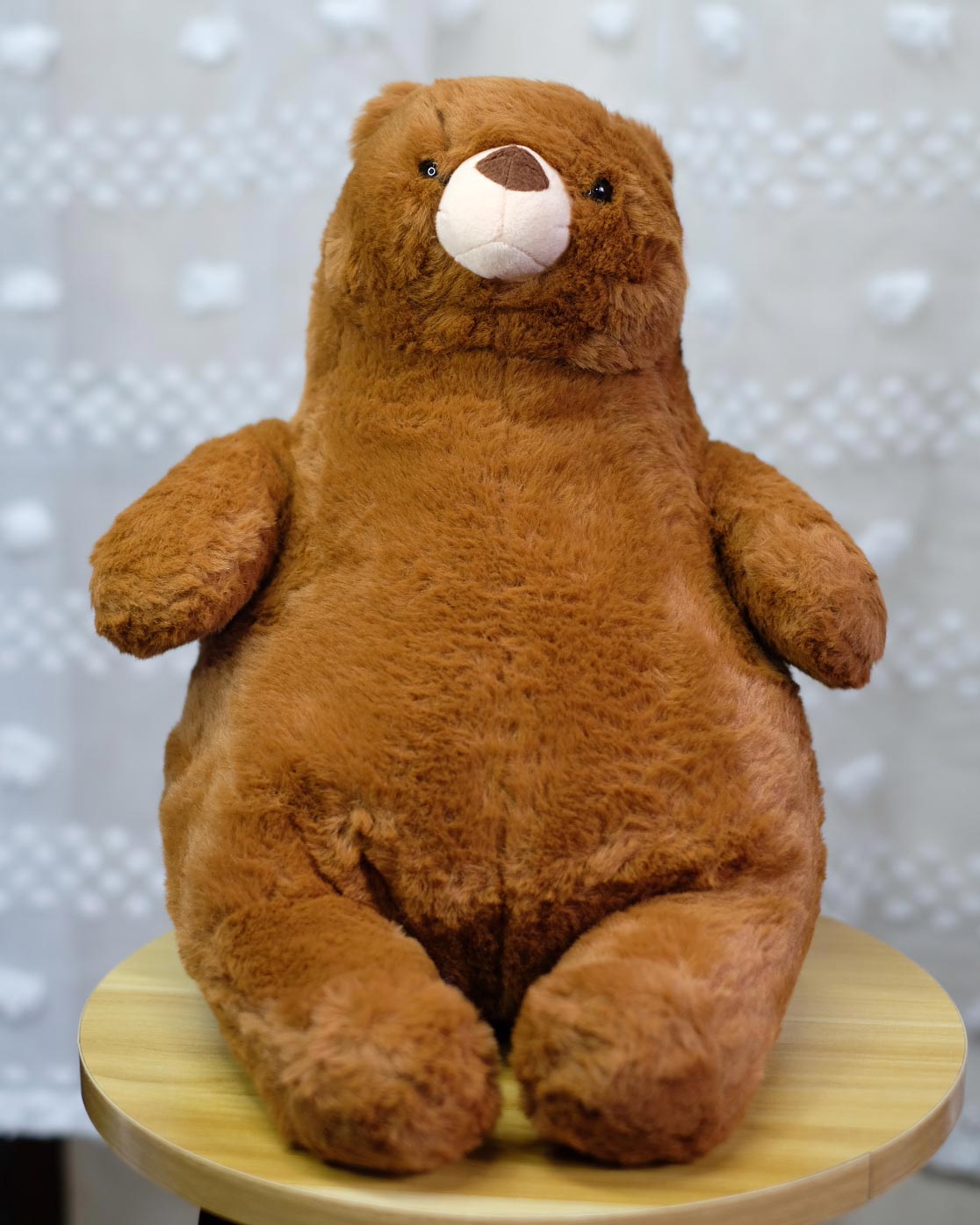 Chubby Teddy Bear (Chocolate) — ตุ๊กตาหมีน่ารัก (สีชอกโกแลต)