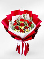 Ruby Delight - Red Rose Bouquet - BestBloomBuddy