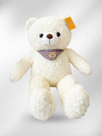 Vanilla Cream Teddy Bear — ตุ๊กตาหมีน่ารัก (สีขาว) - BestBloomBuddy