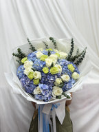 Blue Reverie - Mixed Flower Bouquet - BestBloomBuddy