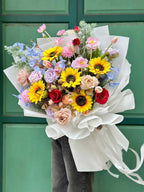 Forever Harmony – Mixed Artificial Flower Bouquet - BestBloomBuddy