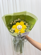 Happy Sunshine – Smiley Flower with Daisy Bouquet - BestBloomBuddy