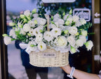 Pearl Garden - Flower Basket - BestBloomBuddy