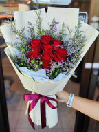 Love's Whisper - 7 Roses Bouquet - BestBloomBuddy