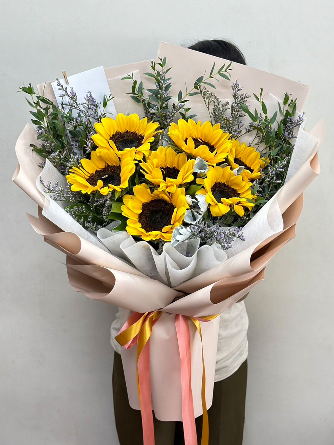 Little Sunshine - 7 Sunflowers Bouquet - BestBloomBuddy