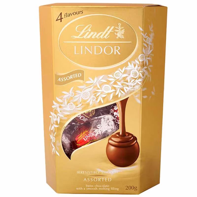 Lindt Lindor Cornets Assorted Chocolate (200g.) ลินด์ ลินดอร์คอเนตช็อกโกแลต รวมรส - BestBloomBuddy