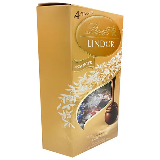 Lindt Lindor Cornets Assorted Chocolate (200g.) ลินด์ ลินดอร์คอเนตช็อกโกแลต รวมรส