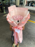 Lover’s Bloom - 20 Pink Roses Bouquet - BestBloomBuddy