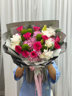 Pink Reverie — Mixed Flower Bouquet