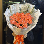 You Are Amazing – 20 Orange Roses Bouquet - BestBloomBuddy