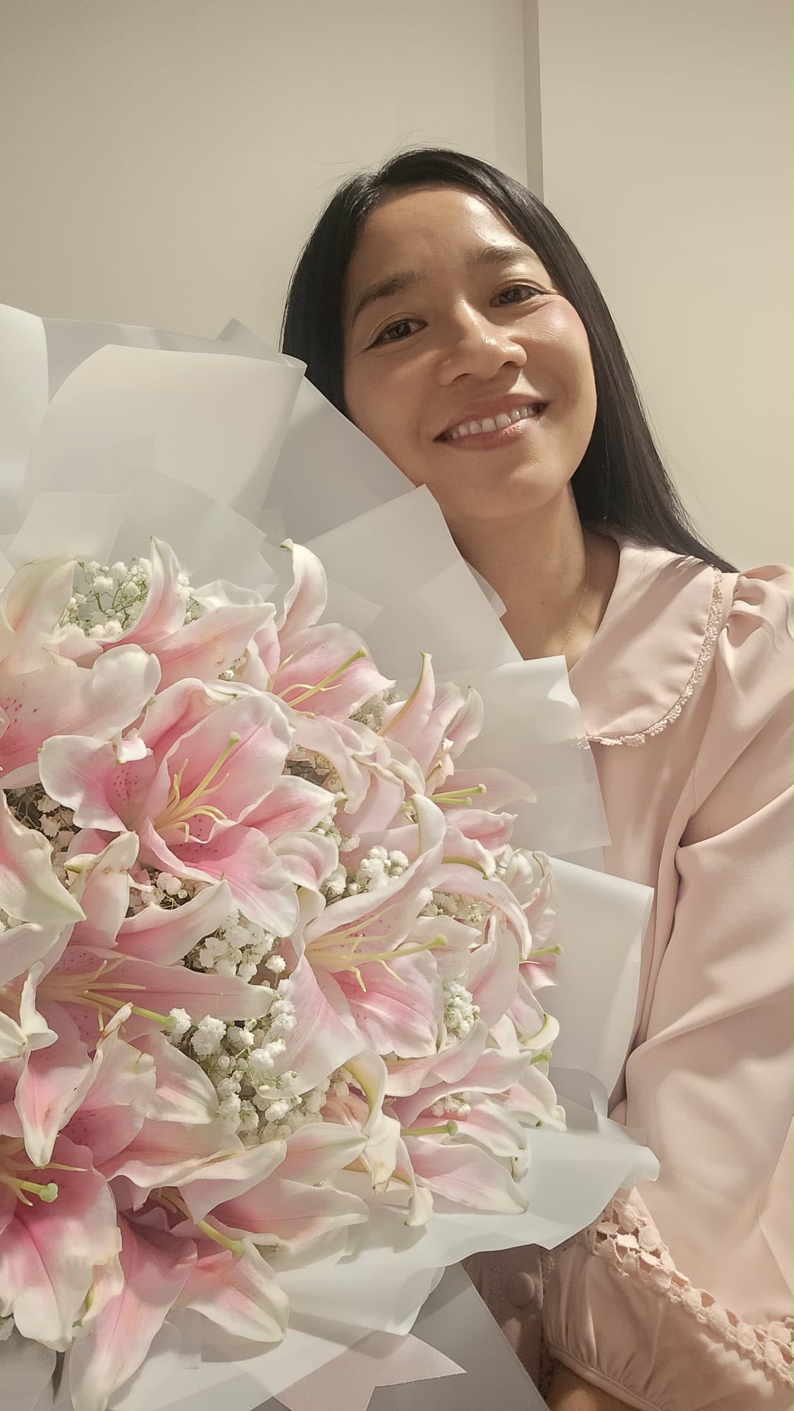 Blush & Bloom – Pink Lily Bouquet