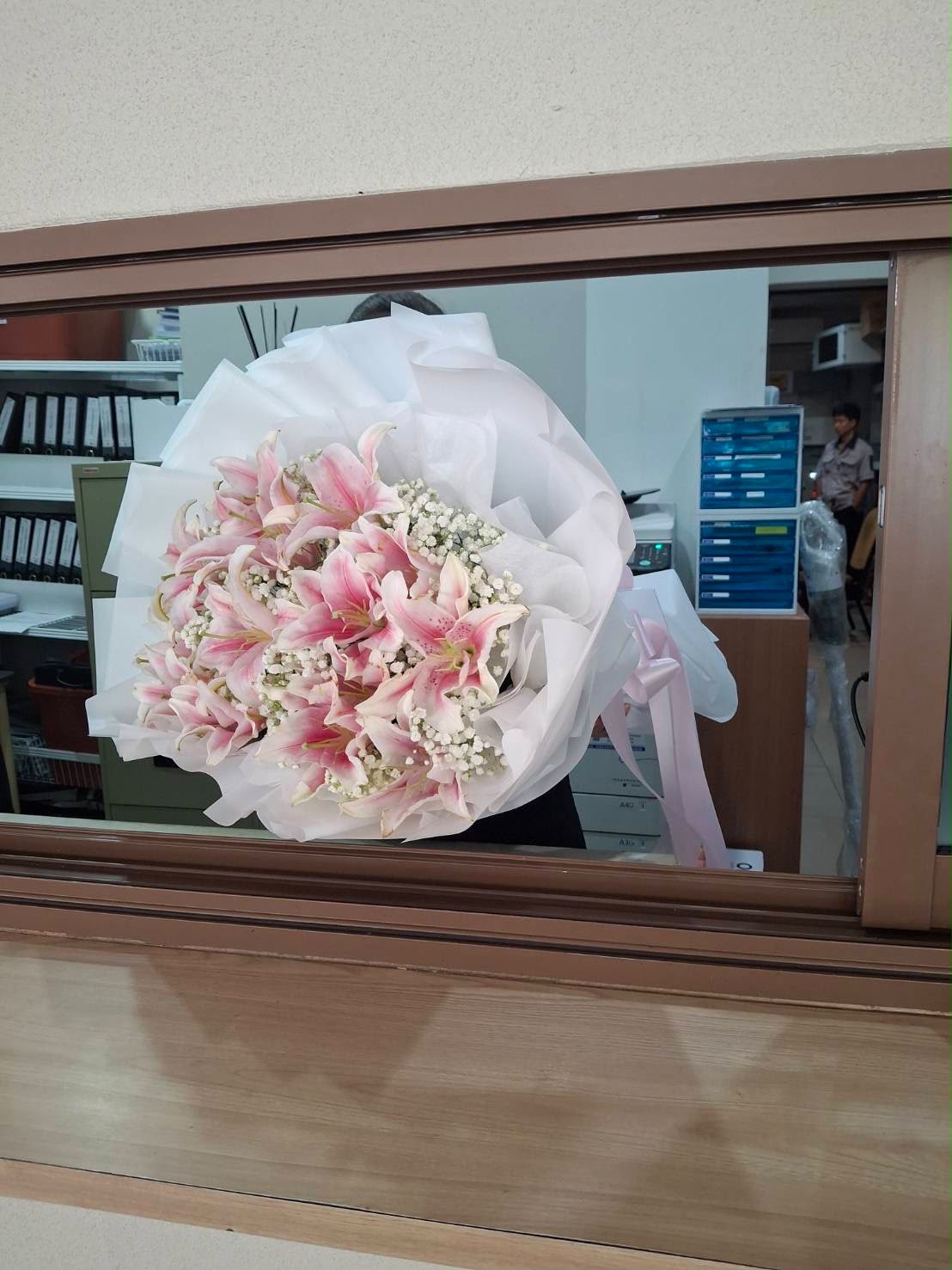 Blush & Bloom – Pink Lily Bouquet